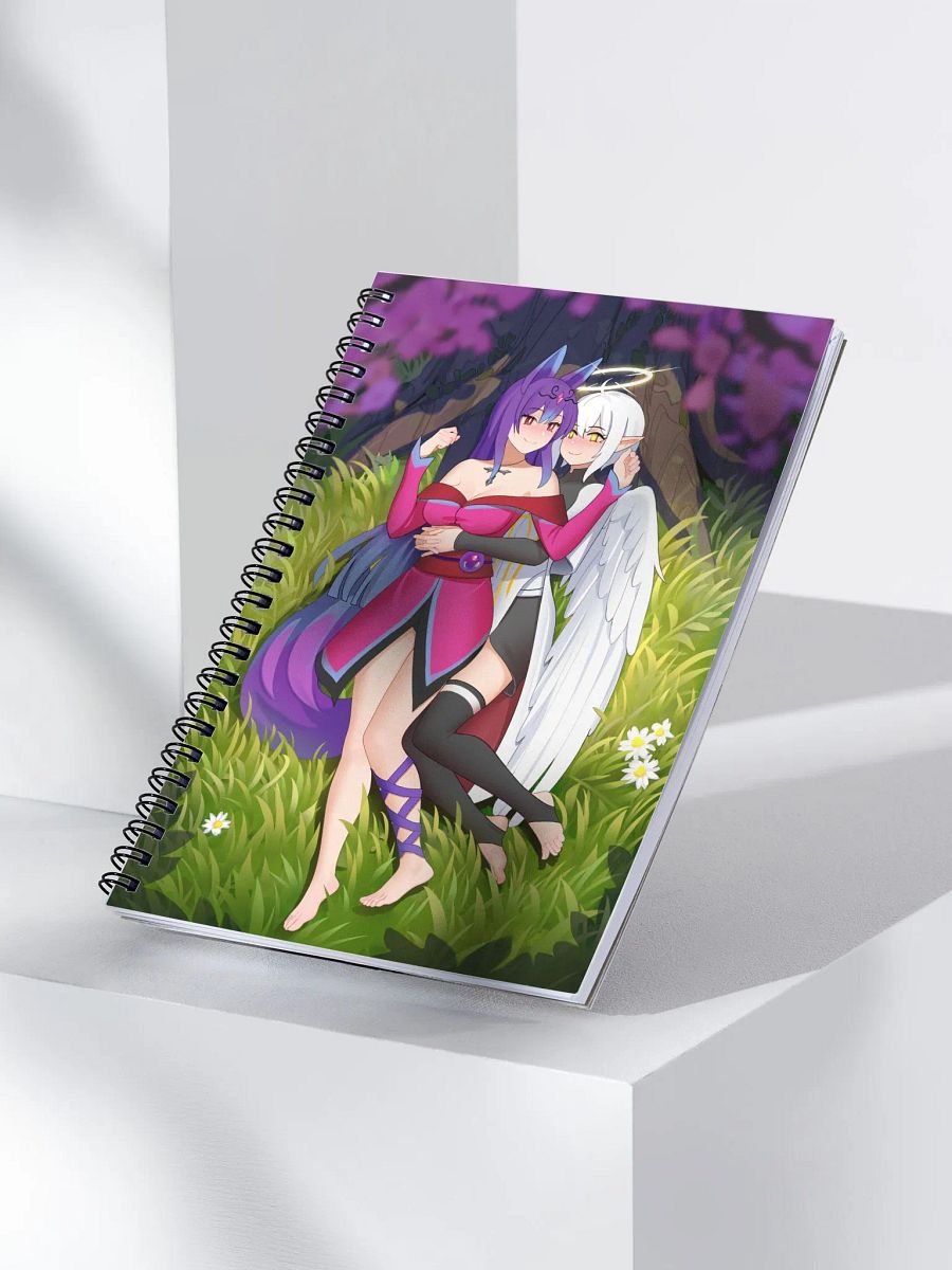 Cuddles under the Cherry Blossom notebook product image (3)