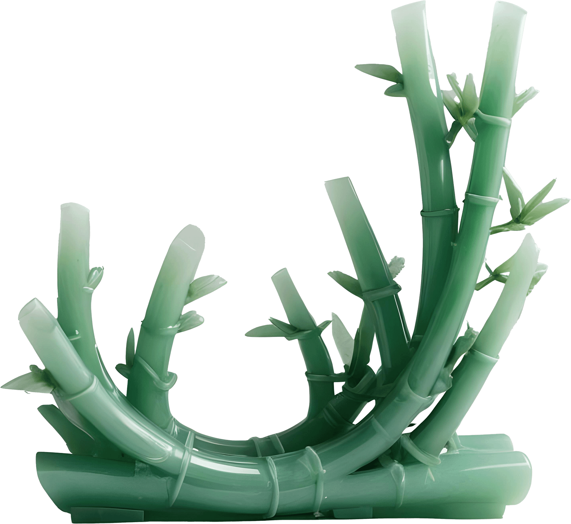 Zen Jade Spa Décor Set – 9 Elegant Pieces + Mystery Gift, PNG product image (5)