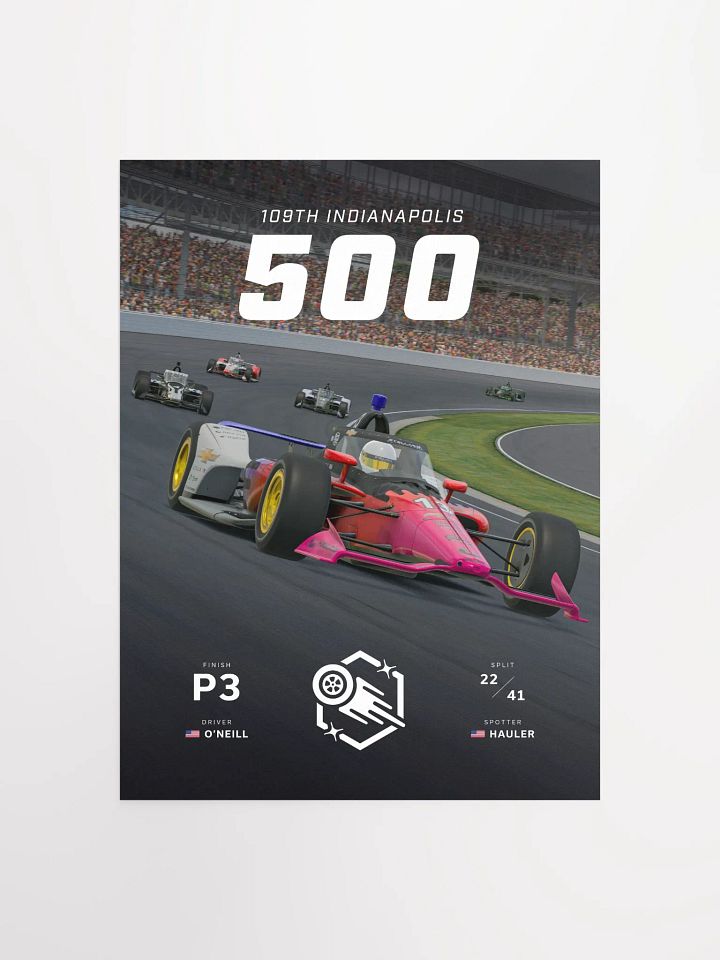 109th Indy 500 '25 Poster product image (1)