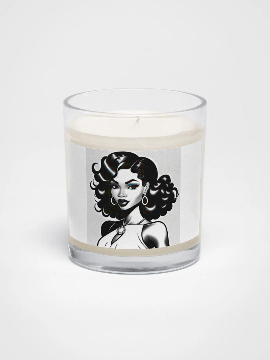 Curly Hair Cartoon Soy Wax Candle product image (1)