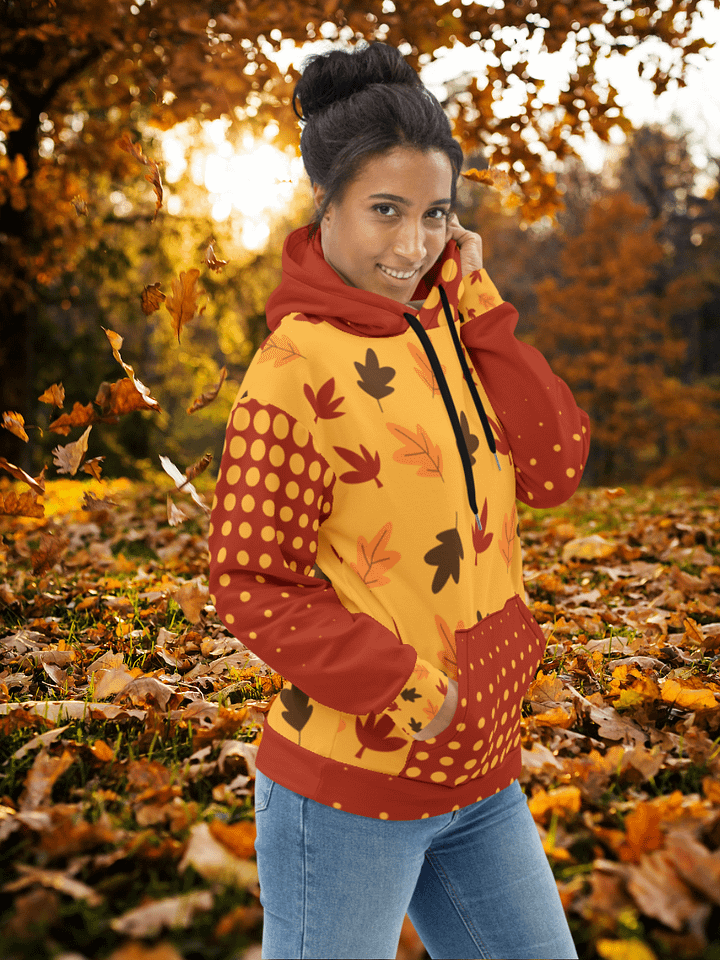 Ochre Leaf Hoodie product image (1)