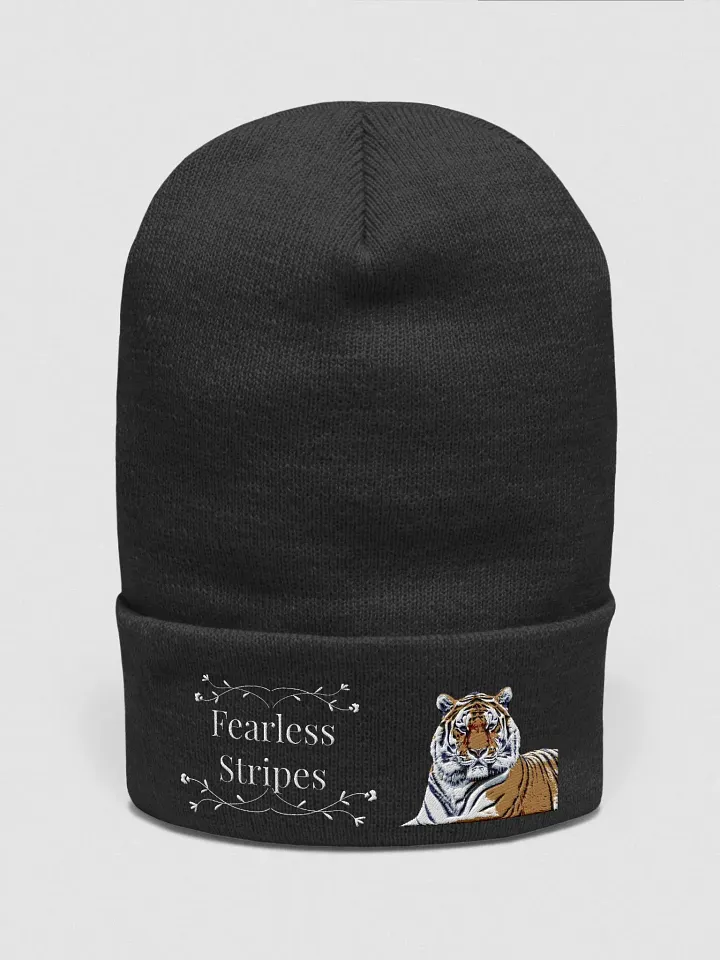 Embrace Your Inner Tiger: The Fearless Stripes Beanie product image (1)
