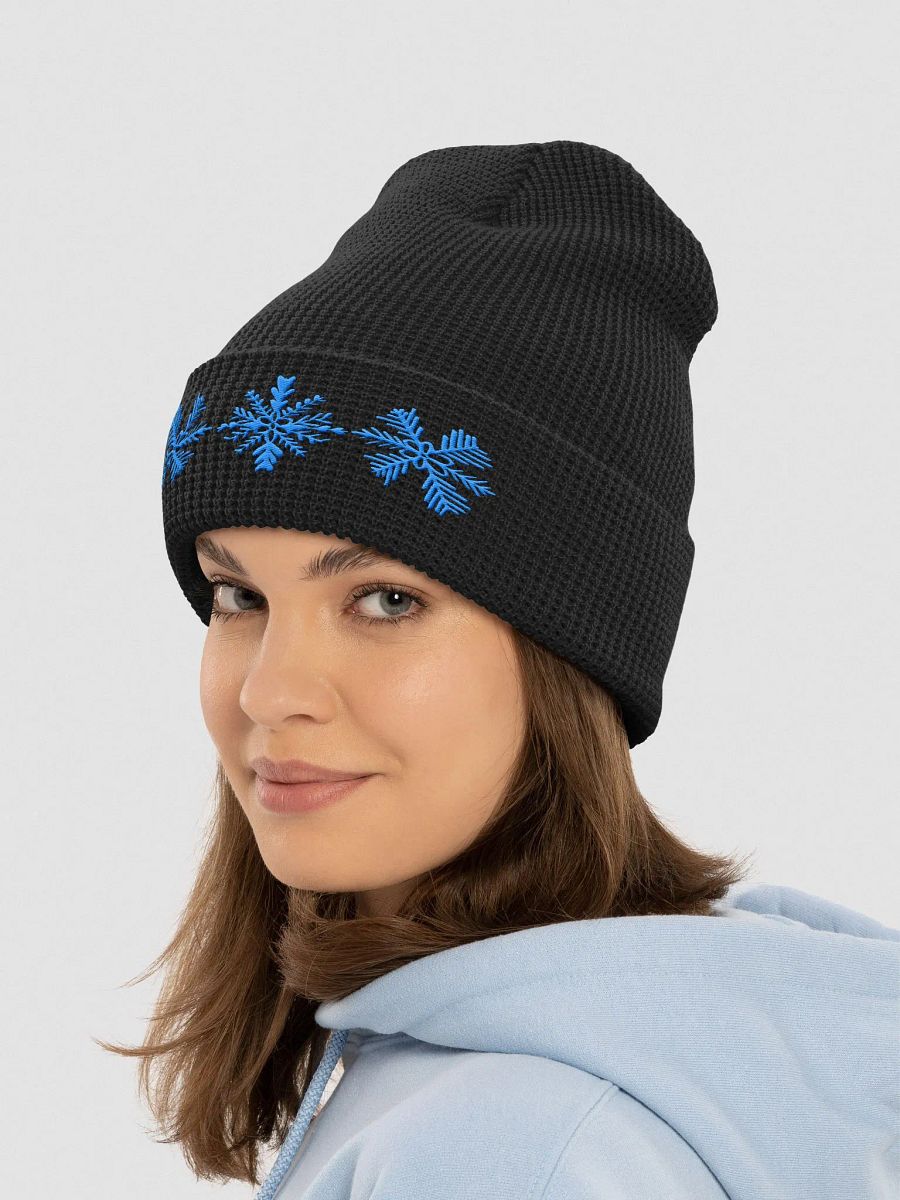 Arctic Flurry Waffle Knit Beanie product image (5)