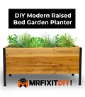 DIY Modern Raised Bed Garden Planter (FREE Plans) product image (1)