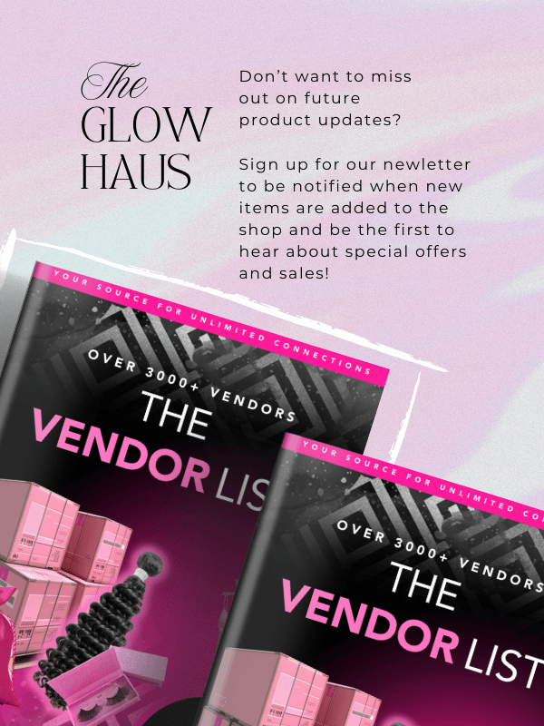 Verified Wholesale Vendor List, Beauty, Hair, & Fashion Dropshipping Suppliers, Small Business Product Sourcing Guide, PLR Canva Template product image (8)