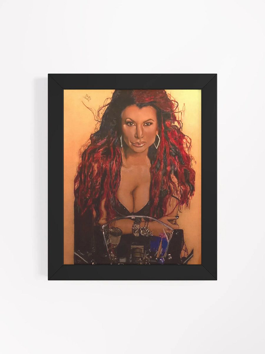 Lisa Colored Pencil Drawing Print Framed product image (36)
