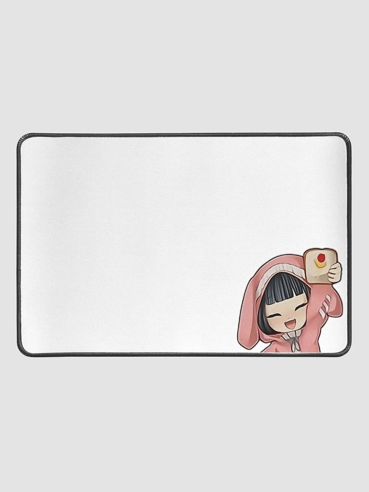 White Bunny Feng Toast Desk Mat product image (1)
