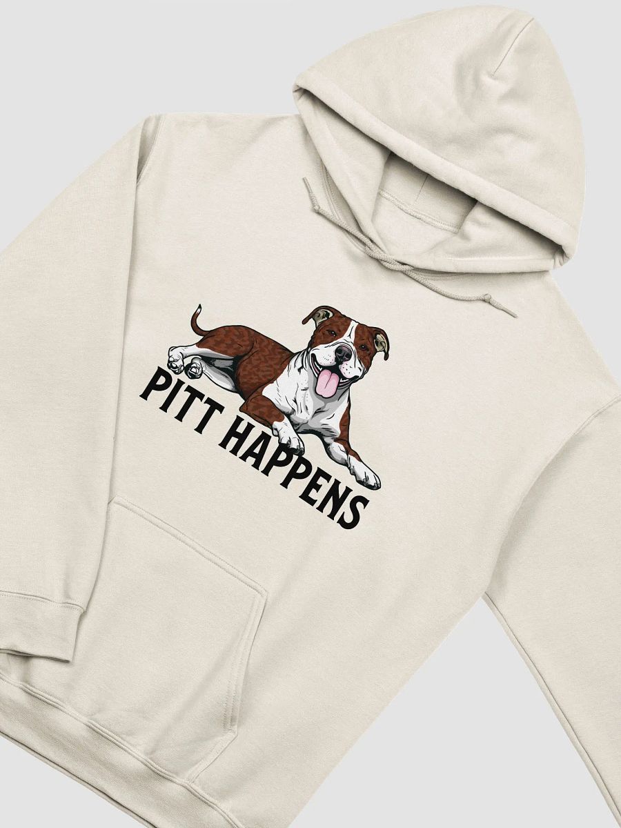 Pitt Happens Hooded Sweatshirt of a Pitbull Terrier(Brindle) | Funny Hoodie for Pittie and Staffy Paw-rents product image (22)