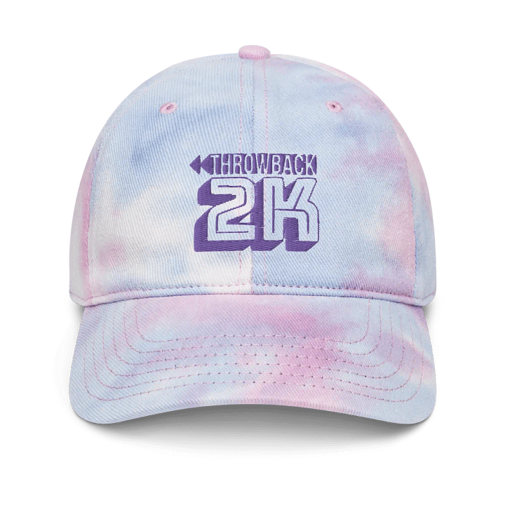 Throwback 2K Embroidered Groovy Tie-Dye Dad Hat product image (1)
