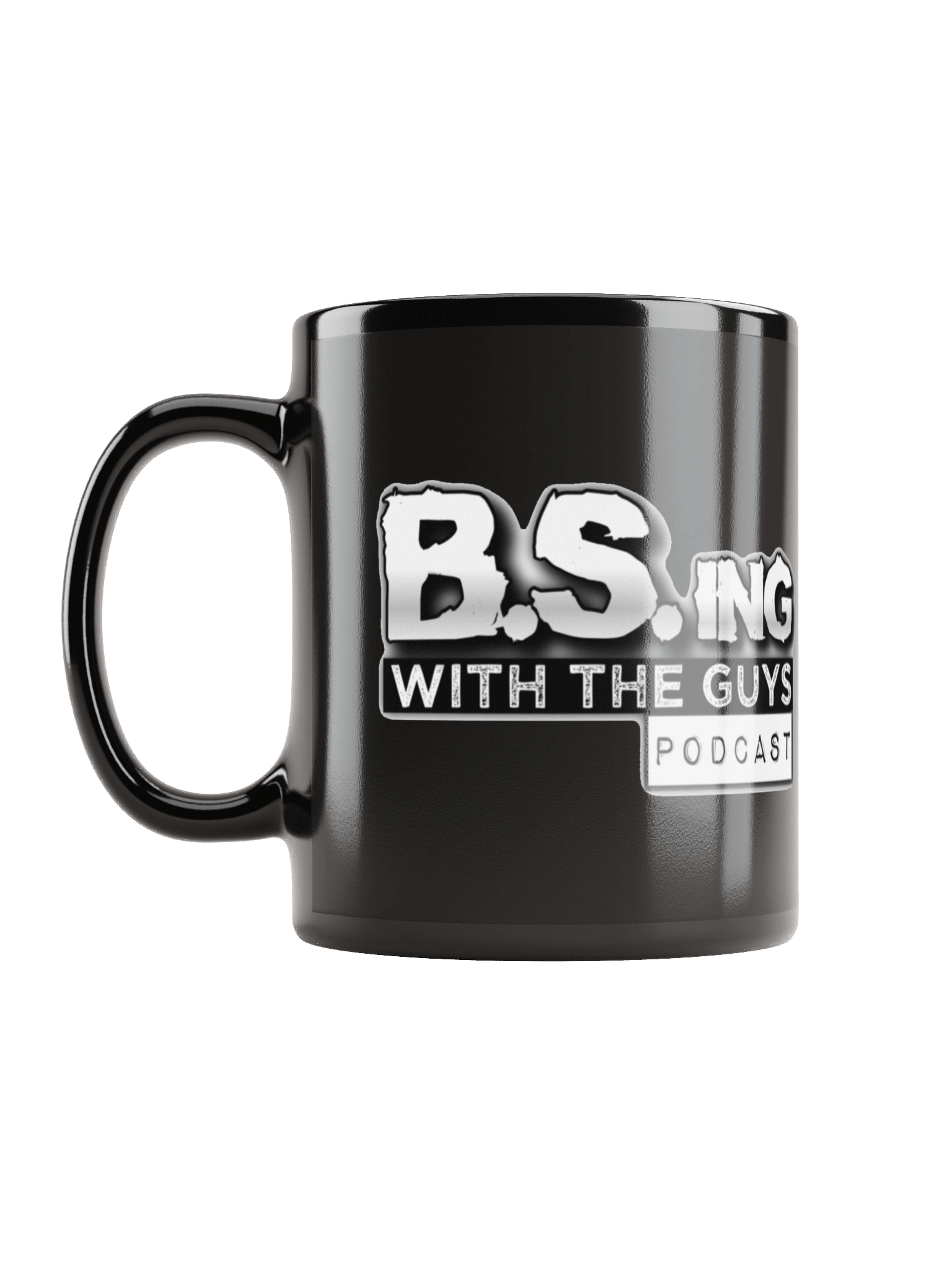 B.S.ing With The Guys black coffee mug product image (3)