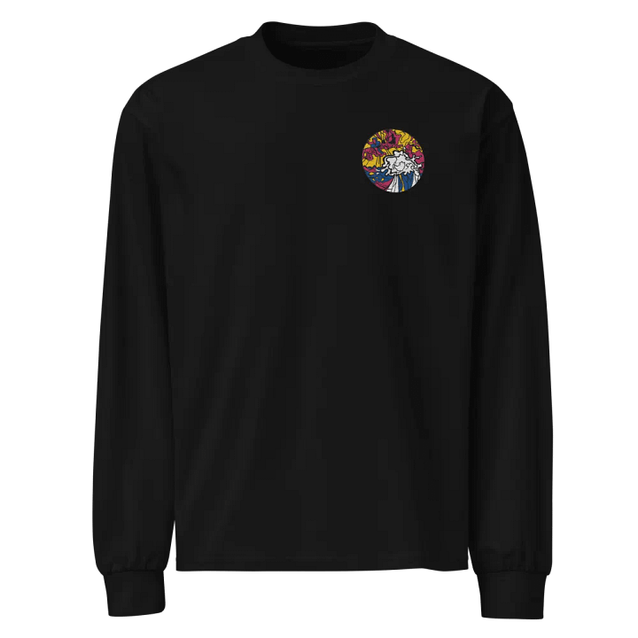 Vibrant Flow Unisex Long Sleeve Shirt - Wave at Sunset product image (1)