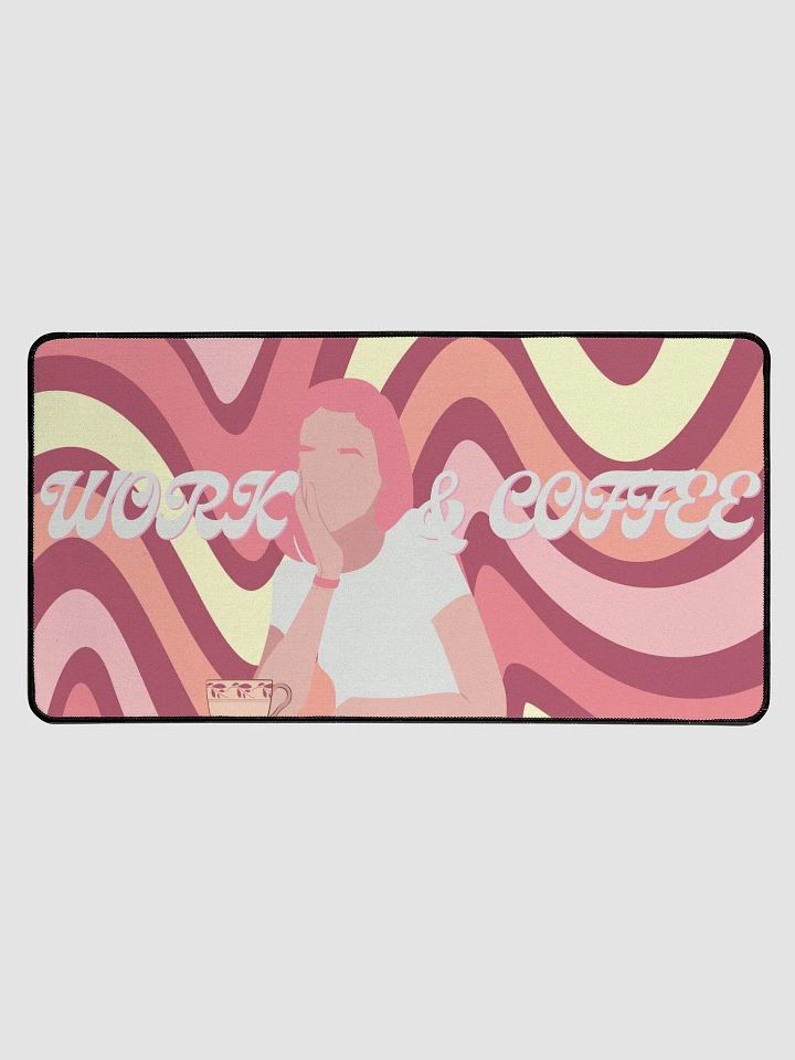 Work and coffee Desk Mat product image (1)