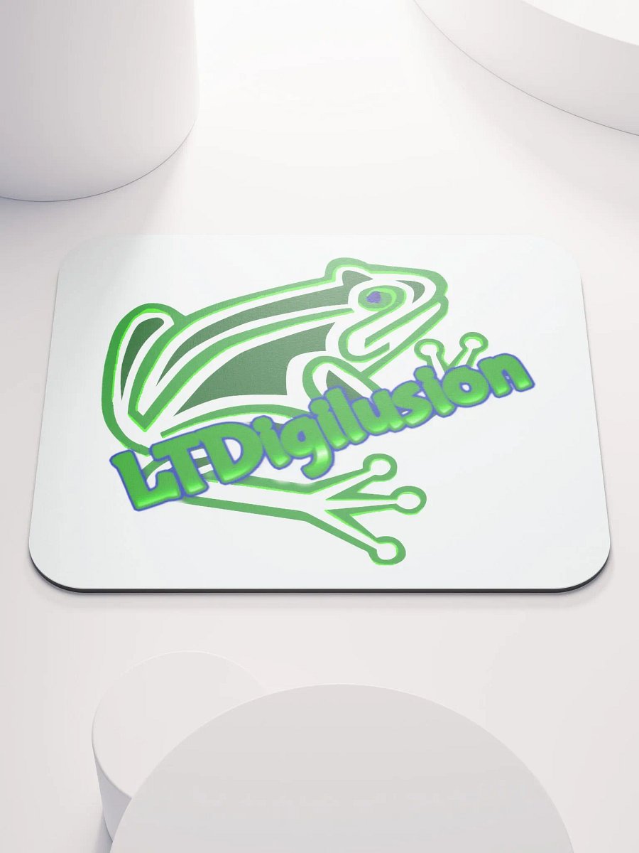 Futuristic Frog Glow Mouse Pad product image (1)