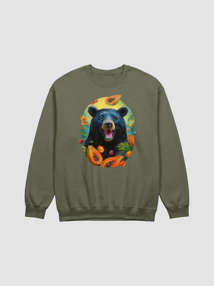 Papaya Bear Crewneck Sweatshirt product image (1)