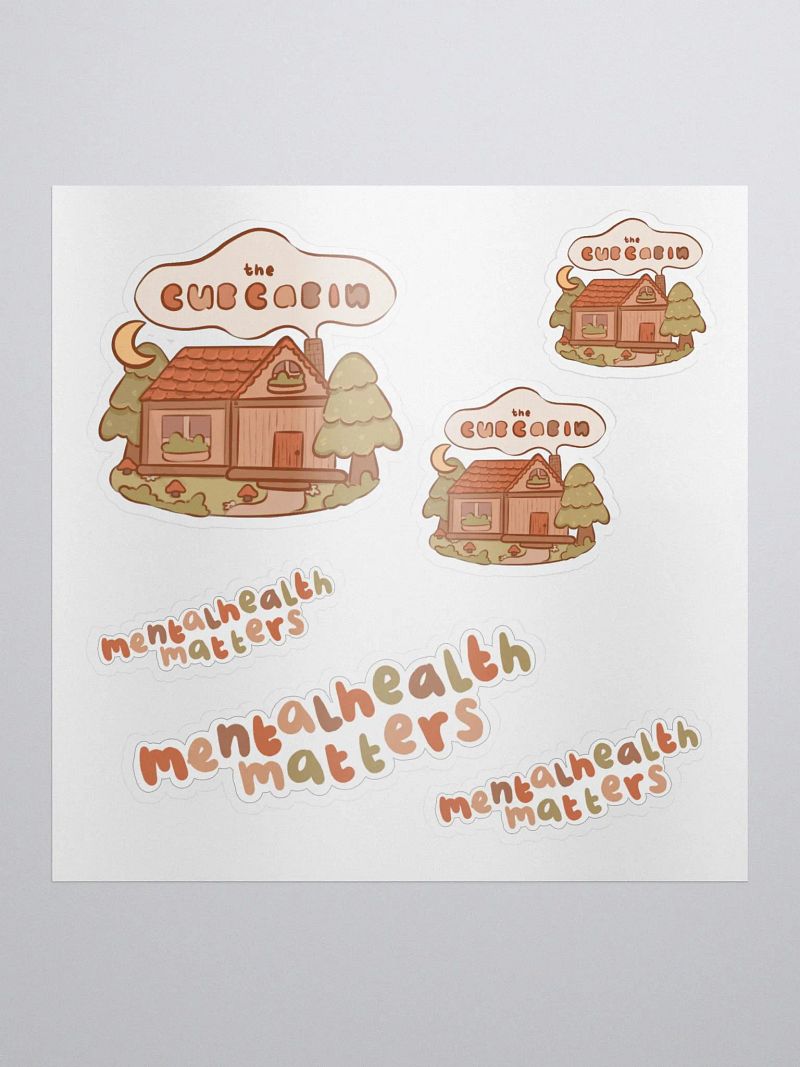 Cub Cabin Merch Stickers