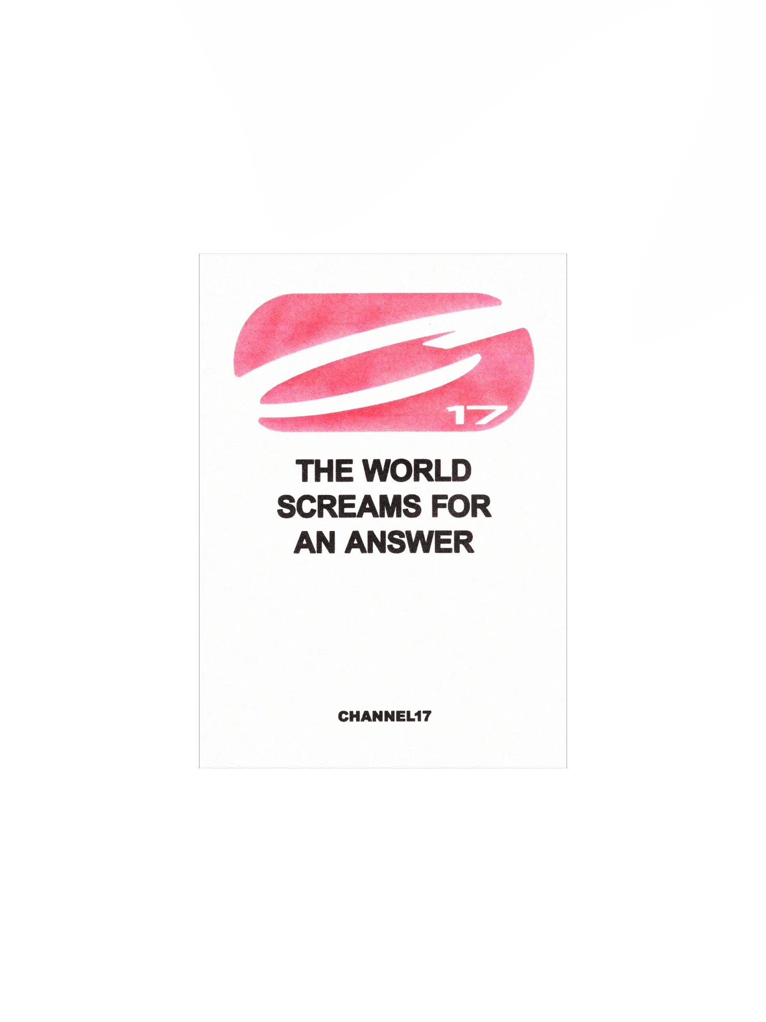 CHANNEL17 'Answer' Poster product image (1)