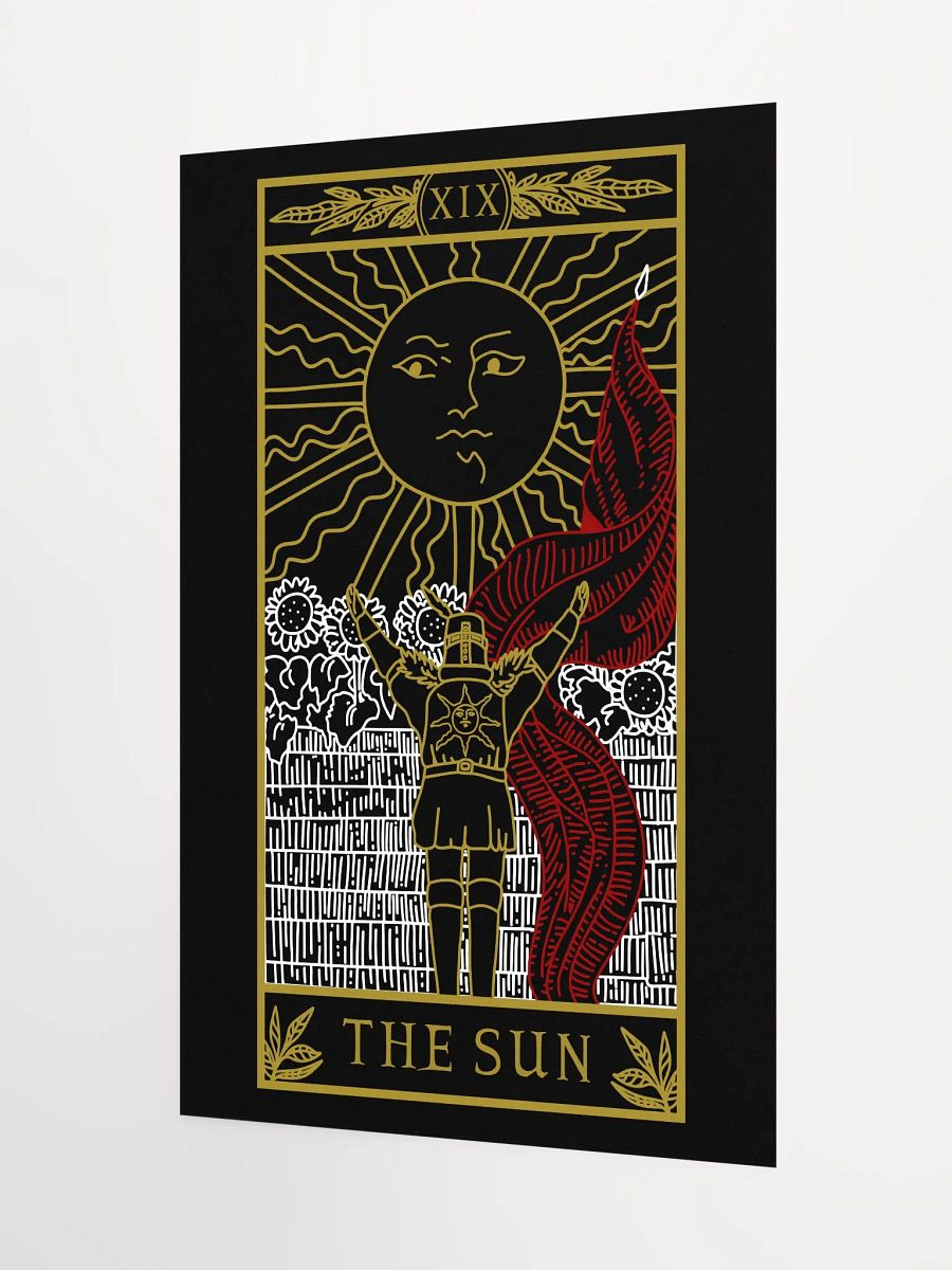 Praise The Sun Tarot Card 12x18 Print product image (3)