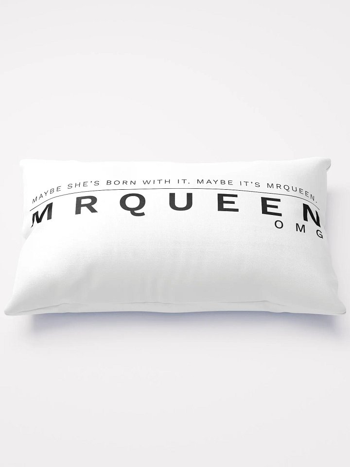 Maybe It's MrQueen Throw Pillow product image (1)