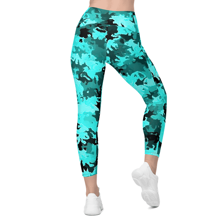 Teal Leggings with Pockets product image (2)
