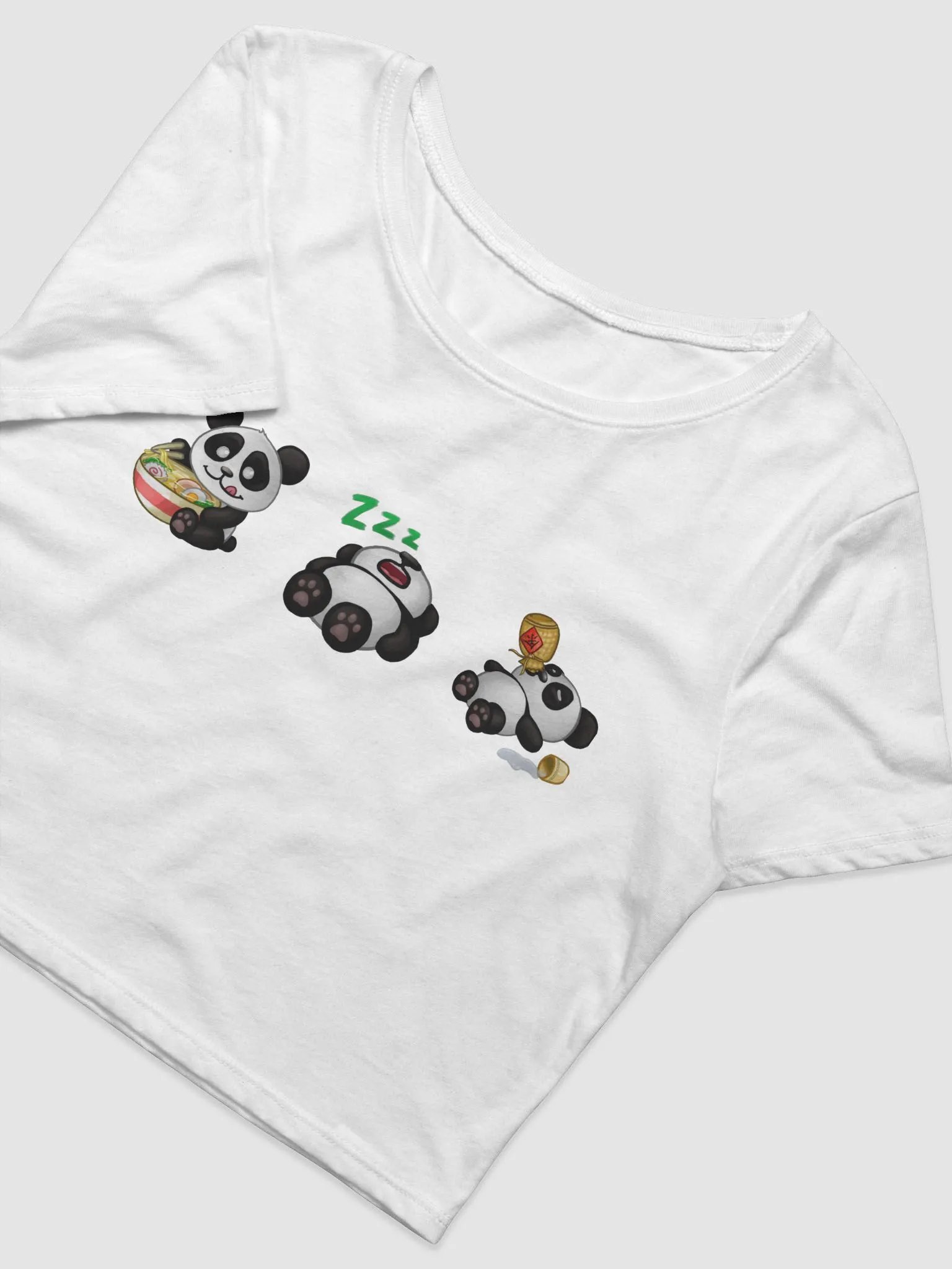 Eat Sleep Pocky Crop Top product image (5)