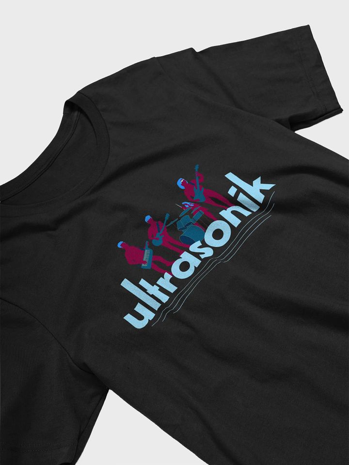 ultrasonik Silhouette Logo Premium T-Shirt (Black, Vintage Black and Sage) product image (2)