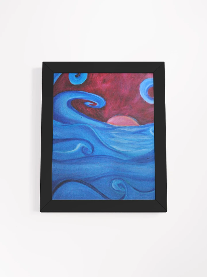 Blown Ocean Waves Framed Poster product image (18)