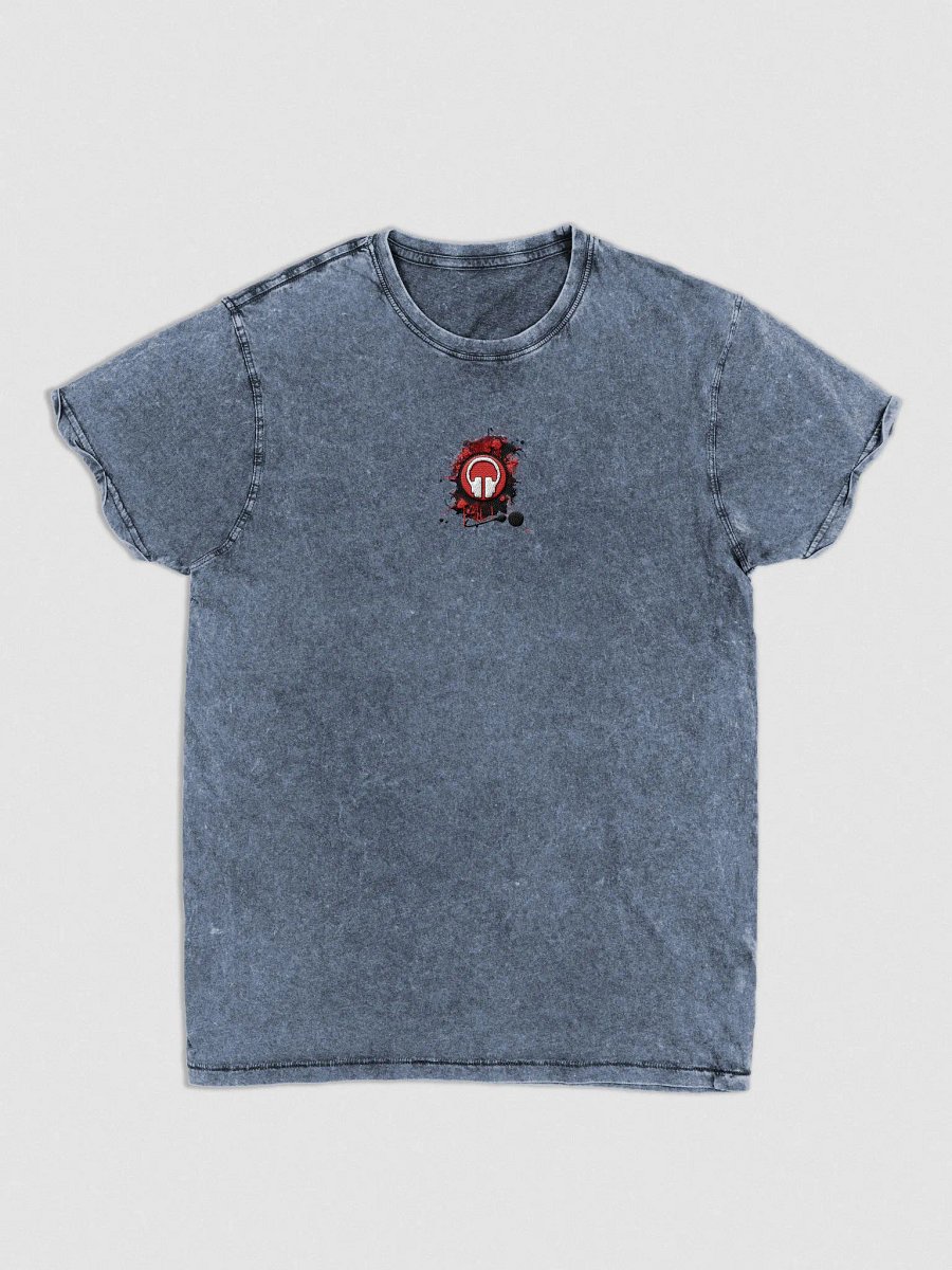 Front & Centre Paint Splat Headphones Embroidered Husky Denim T-Shirt product image (3)