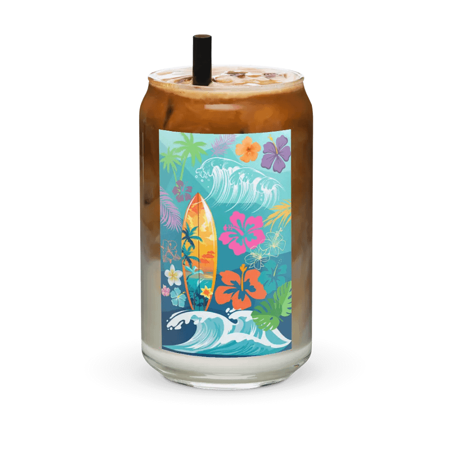 Tropical Escape Drinking Glass product image (6)