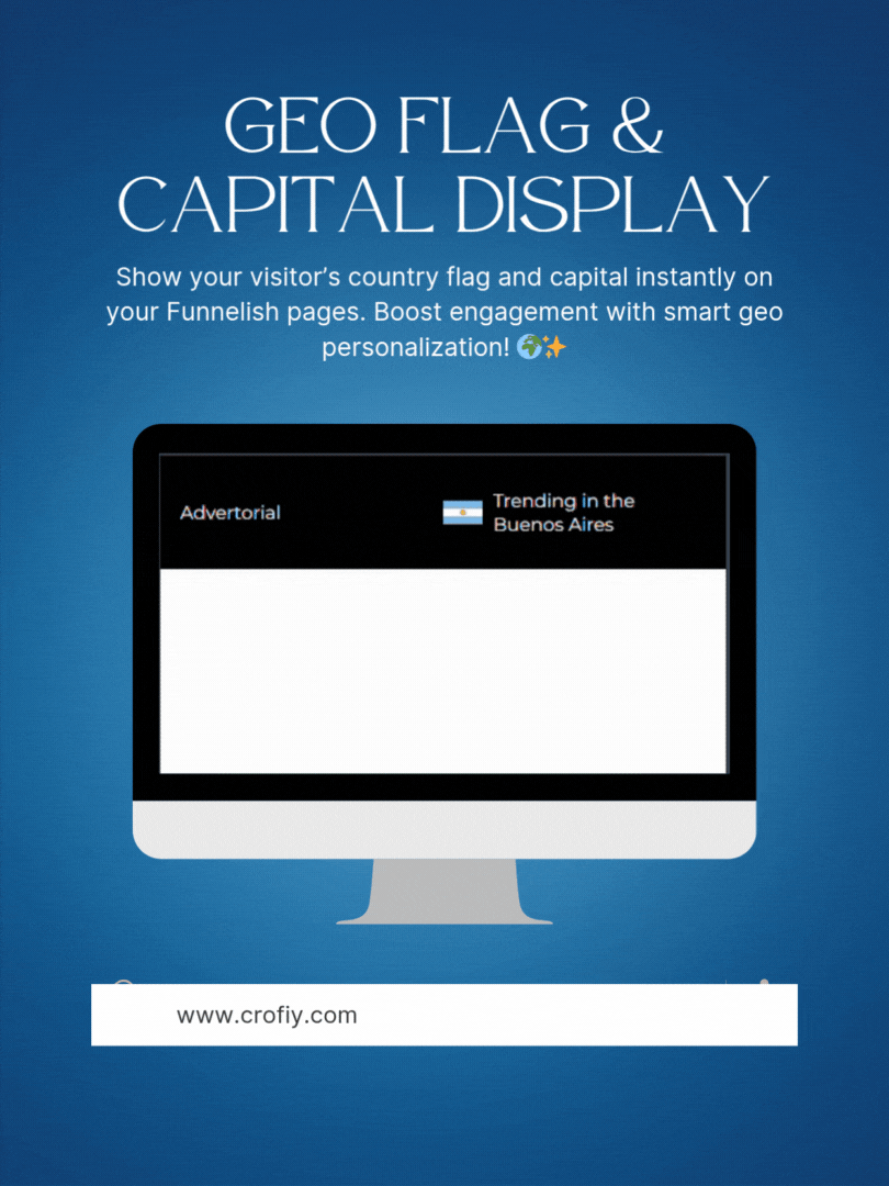 Funnelish Geo Flag & Capital Display Addon product image (1)