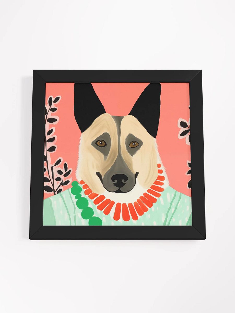 Whimsical German Shepherd Art Print product image (13)