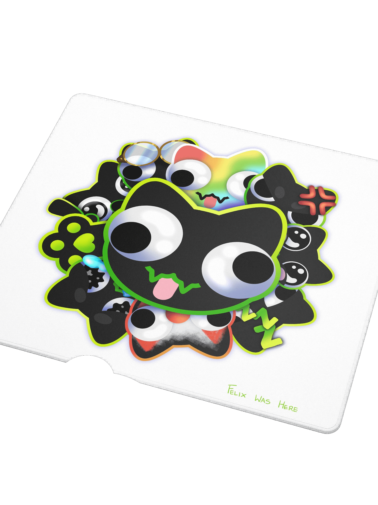 Mousepad Large - DerpBurst on White product image (3)