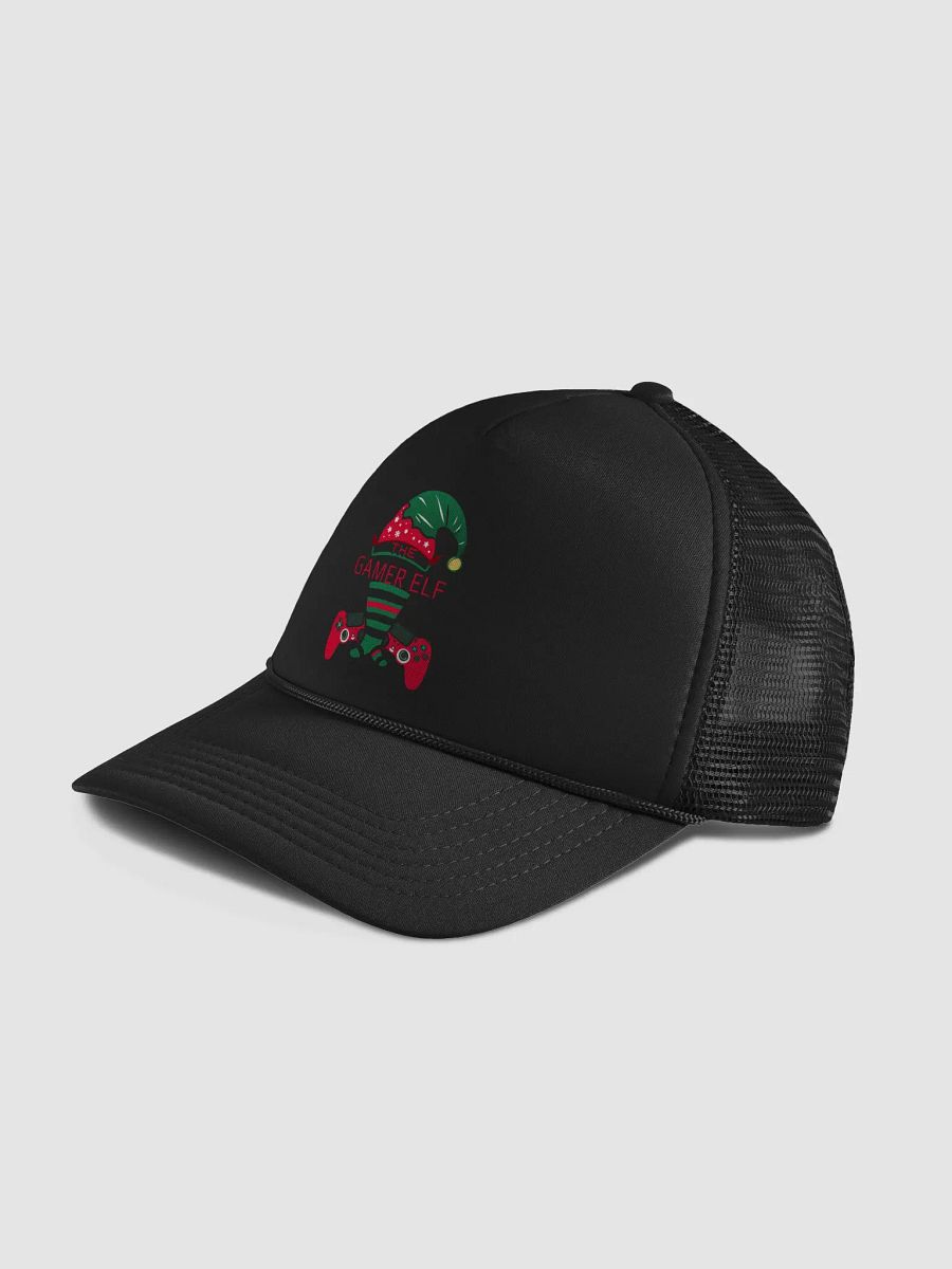 Gamer Elf Holiday Foam Trucker Hat product image (4)