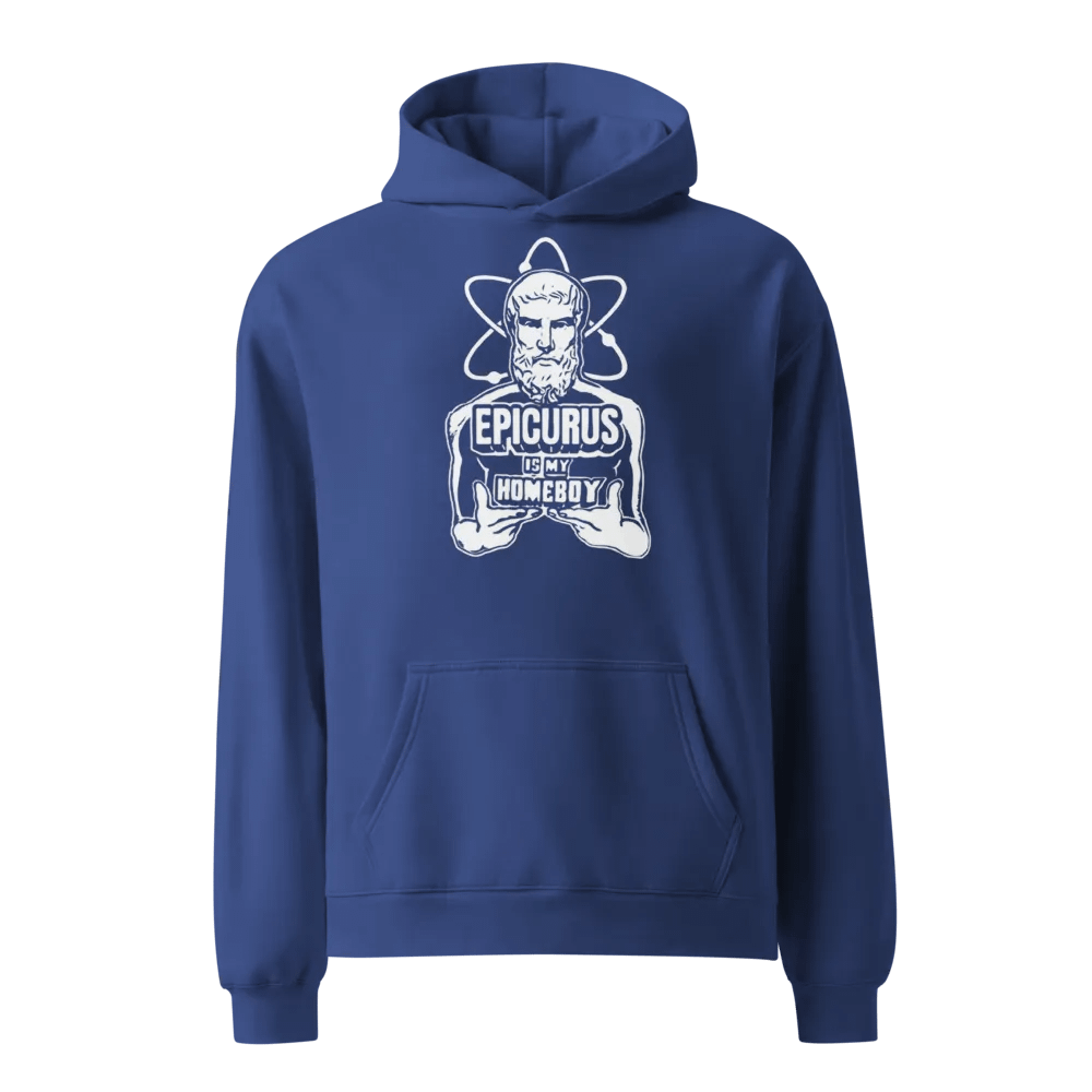 Epicurus Is My Homeboy (AS Colour Unisex Premium Oversized Hoodie) product image (3)