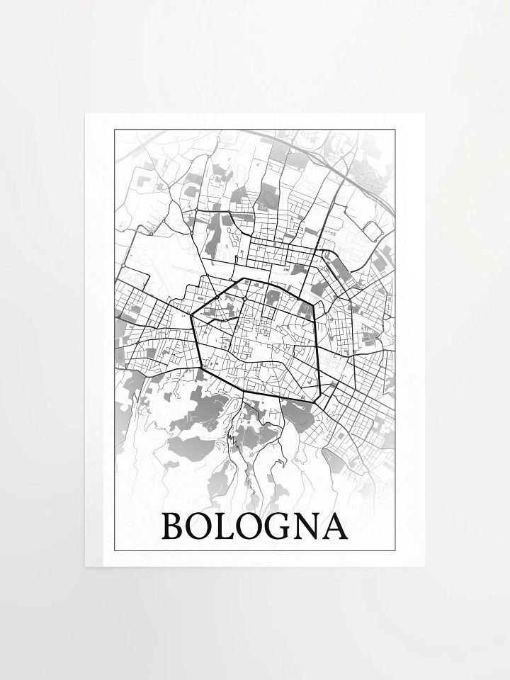 Bologna, Italy, city map print product image (5)