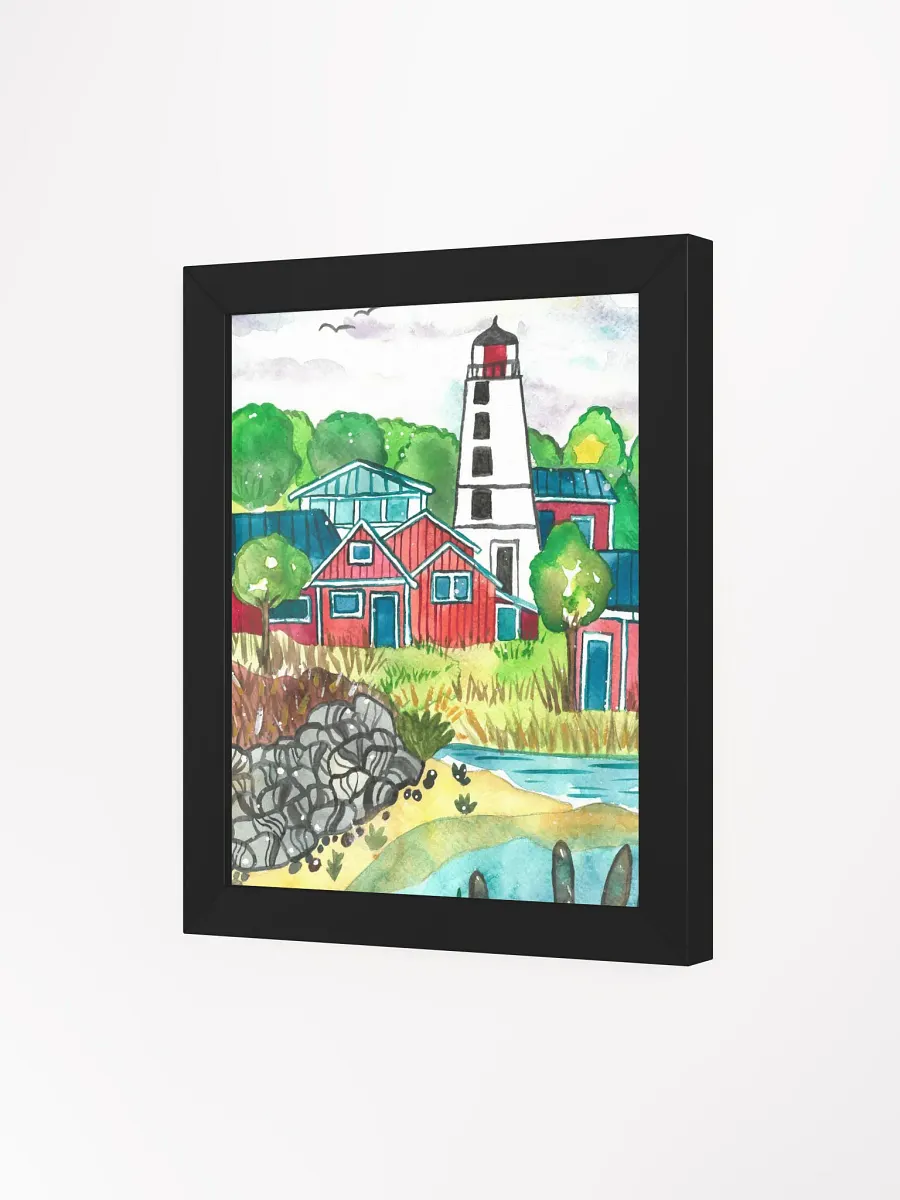 Fishing Village Framed Print product image (3)