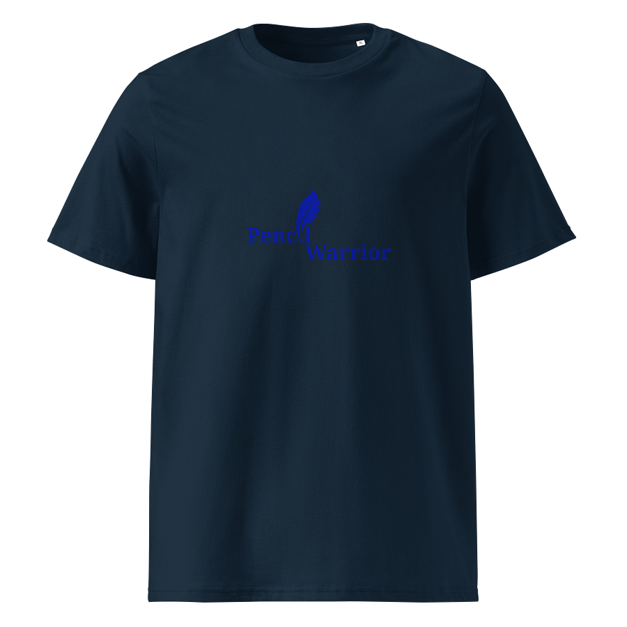 Pencil Warrior Blue Feather T-Shirt product image (1)