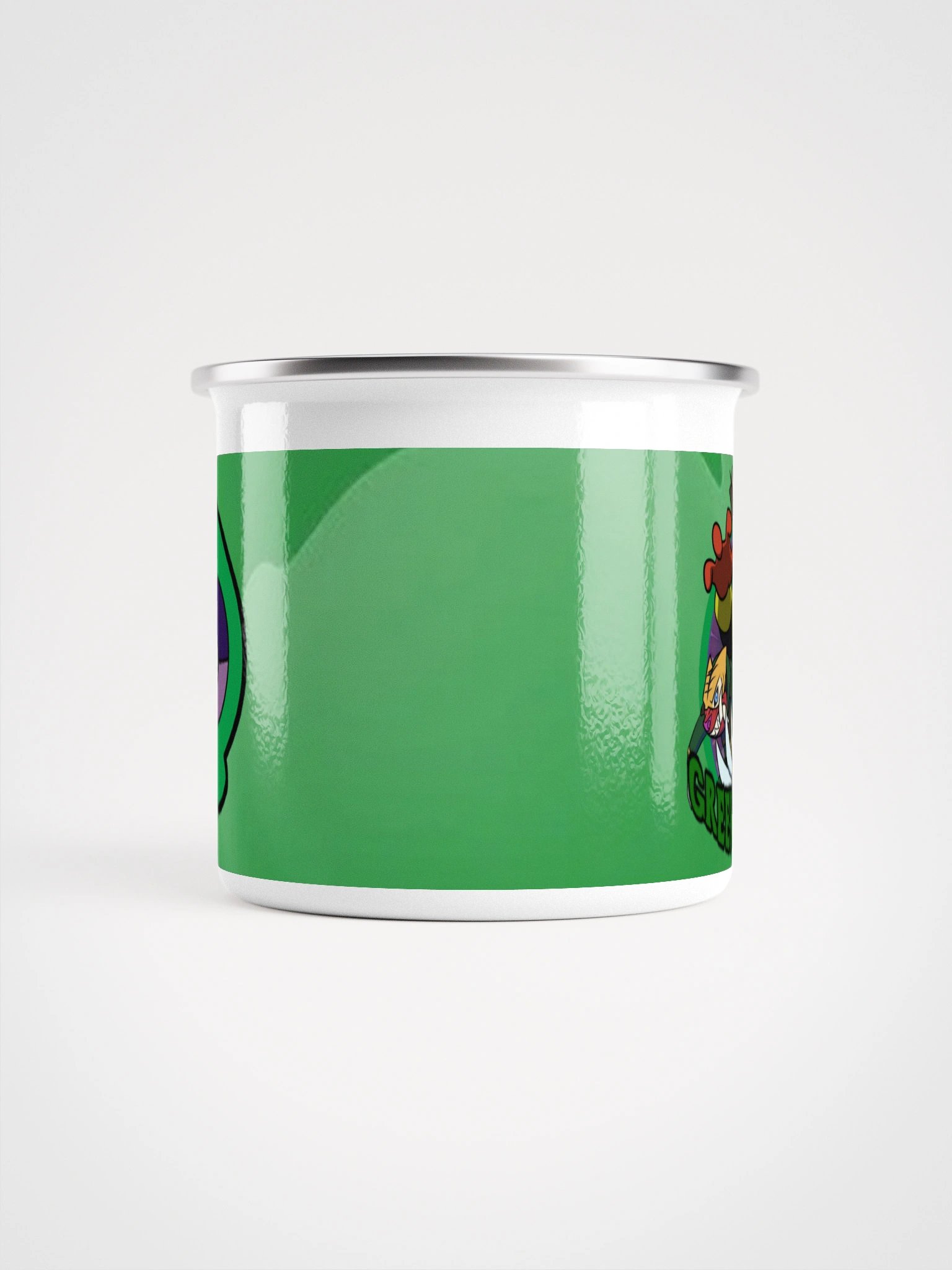 Green Villains Enamel Mug! product image (2)