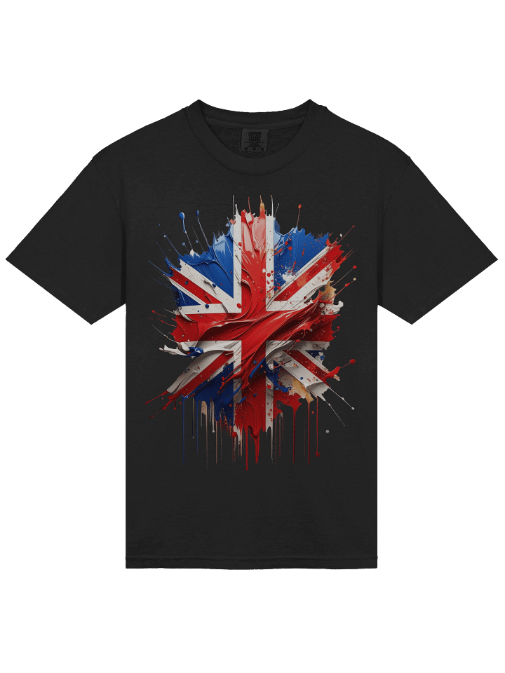 United Kingdom painted flag t-shirt product image (2)