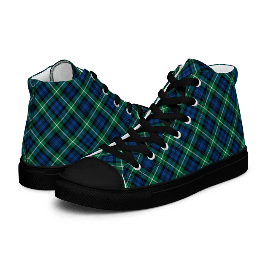 Lamont Tartan Men's High Top Shoes product image (8)