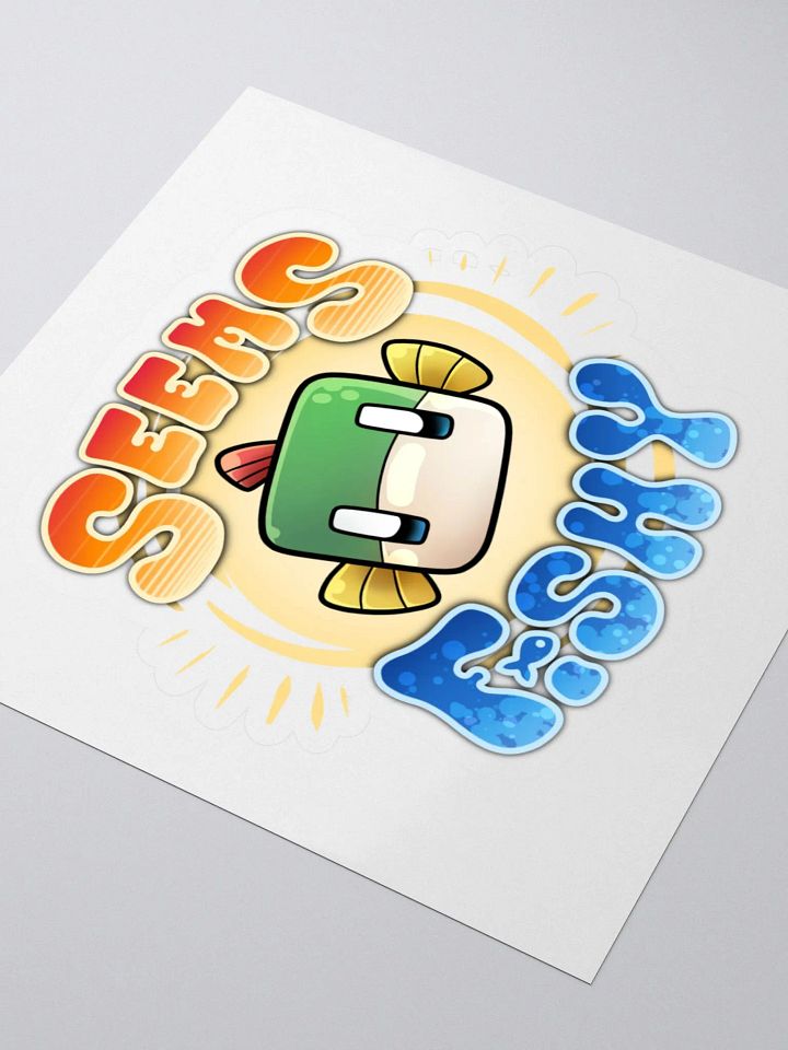 Seems Fishy Sticker product image (2)