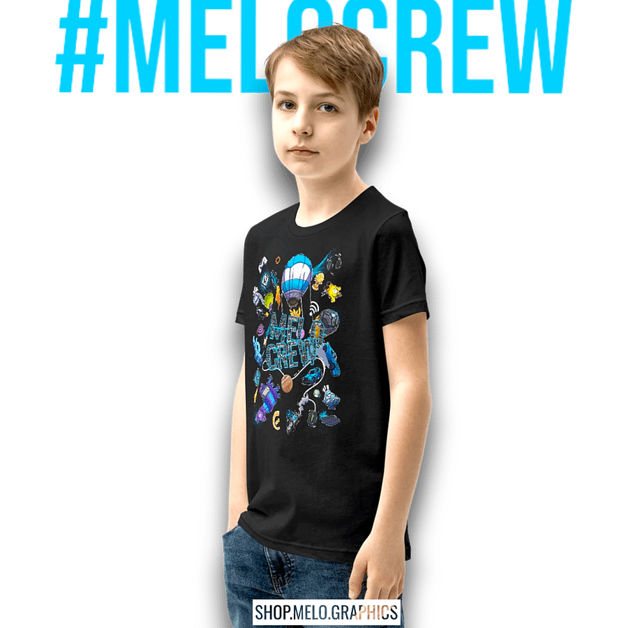 #MELOtober 2024 Personalized MELO CREW Chaos - Kids T-Shirt | #MadeByMELO product image (3)
