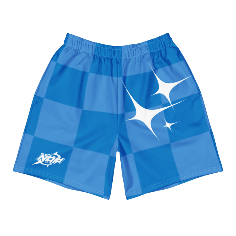 Checkered Athletic Shorts - Davis Blue product image (1)