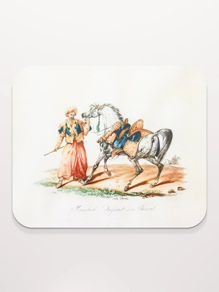 Equestrian Dreams Vintage Art Mouse Pad product image (1)