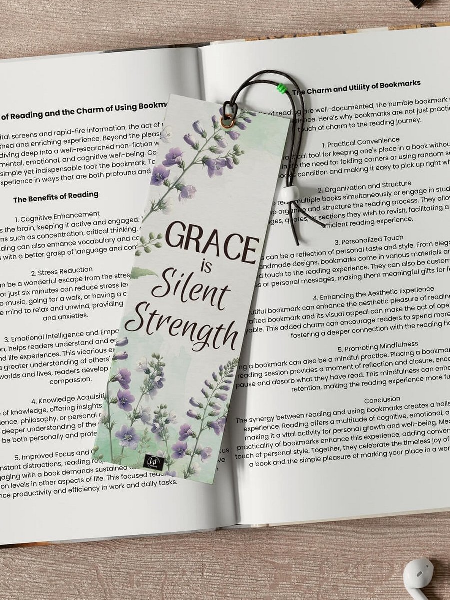 FREE Larkspur Bookmark Printable, Inspirational Sayings With July's Birth Month Flower product image (3)
