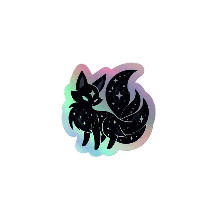 Cosmic Kitsune Sticker product image (2)