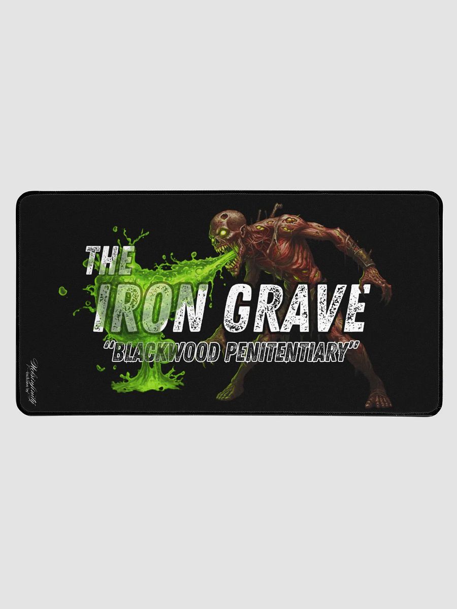 The Iron Grave - Blackwood Penitentiary - The Spitter - Black Desk Mat product image (1)
