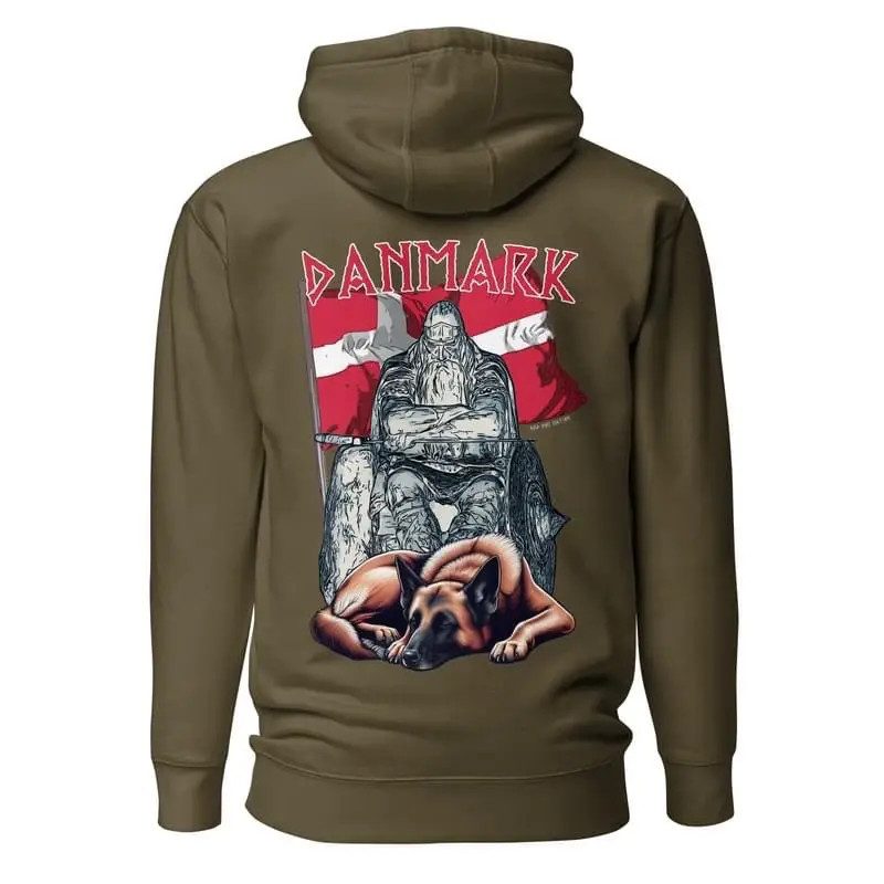 🔥New gear alert!🔥 Rep Denmark's legendary protector, Holger Danske, with our limited edition Malinois hoodies! 🇩🇰🐕 #HolgerDanske #Malinois #Baddognation