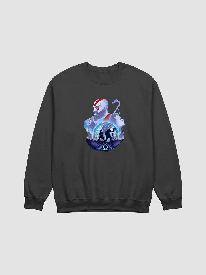 Kratos And Kid Crewneck Sweatshirt product image (3)