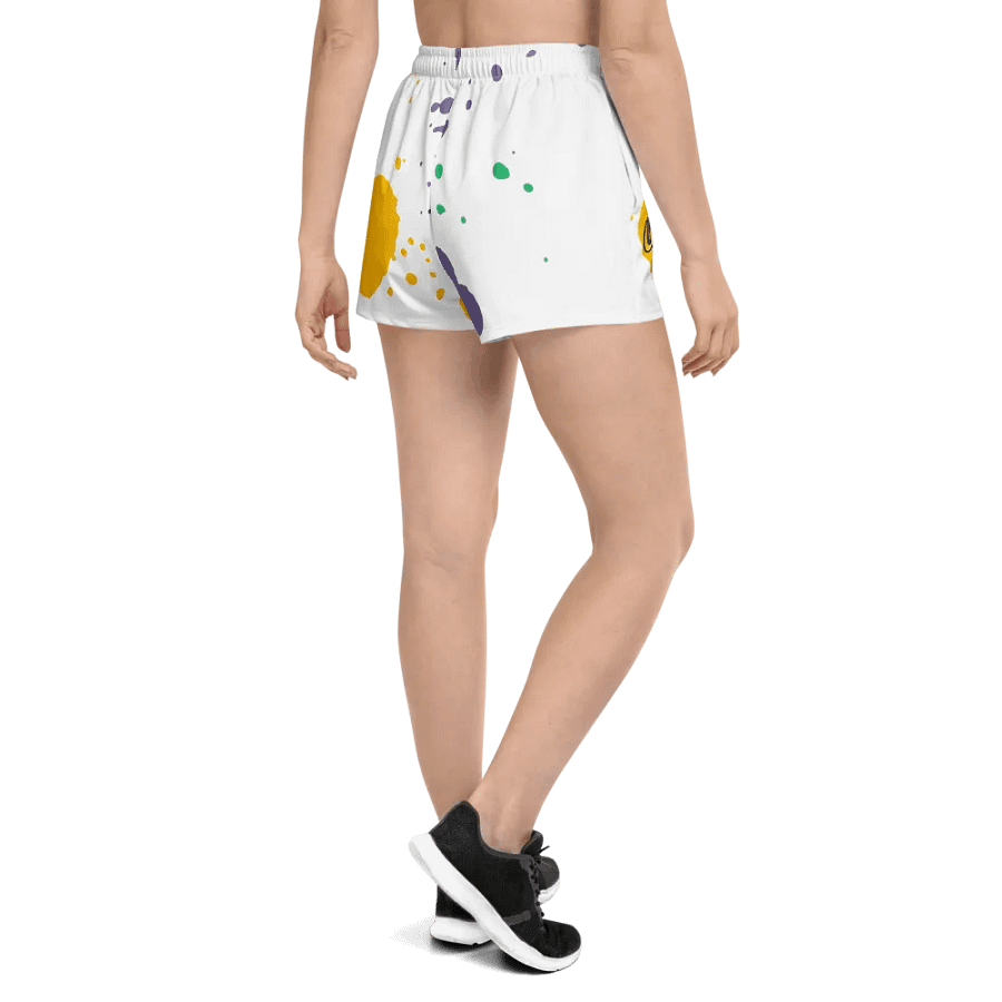 🎨🌸 Holi Special High-Waisted Athletic Short Shorts – Celebrate in Color! product image (4)