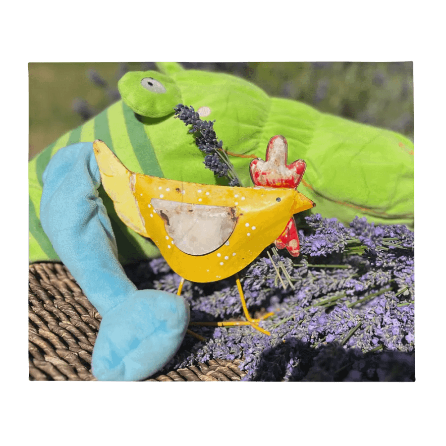 Chili Beans n Chicken Plush Throw Blanket product image (4)